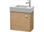 Duravit Brioso Waschtischunterbau BR4051L1052 484x239mm, Europ. Eiche, Tür links, Griff Chrom