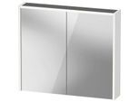 Duravit D-Code Spiegelschrank DC7106018180000 Steckdose, 800x700x148, Weiß Matt, LED Beleuchtung