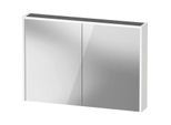 Duravit D-Code Spiegelschrank Verspiegelt DC7107018181000 1000x700x148, Weiß Matt, Steckdose E, LED Beleuchtung
