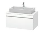 Duravit DuraStyle Waschtisch-Unterschrank DS531401818 100 x 54,8 cm, weiß matt, für Konsole, 1 Auszug