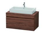 Duravit DuraStyle Waschtisch-Unterschrank DS531402121 100 x 54,8 cm, nussbaum dunkel, für Konsole, 1 Auszug