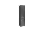 Villeroy & Boch Subway 2.0 Hochschrank A70700PD 35x165x37cm, links, Griff silbermatt, black matt lacquer