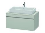 Duravit DuraStyle Waschtisch-Unterschrank DS531400707 100 x 54,8 cm, betongrau matt, für Konsole, 1 Auszug
