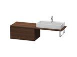 Duravit L-Cube Unterschrank LC583906969 82 x 54,7 cm, nussbaum gebürstet, für Konsole, 2 Schubkästen