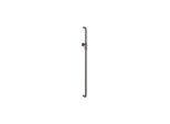 Hewi Serie 480 Brausehalterstange 480.33M00260ER pulverbeschichtet Dunkelgrau Perlglimmer tiefmatt - Schwarz matt, 110 cm, mit Magnetbrausehalter