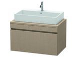 Duravit DuraStyle Waschtisch-Unterschrank DS531307575 90 x 54,8 cm, leinen, für Konsole, 1 Auszug