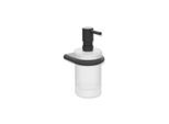 Hewi Serie 480 Seifen-/Desinfektionsmittelspender 480.06.00260DC mit Halter, pulverbeschichtet, schwarz matt
