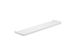 Hewi Serie 480 Ablage 480.03.00060DX mit Glasplatte, pulverbeschichtet weiß tiefmatt