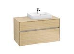 Villeroy & Boch Collaro Waschtischunterschrank C01500VJ 100x54,8x50cm, Waschtisch rechts, Nordic Oak
