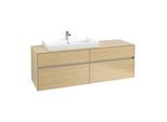Villeroy & Boch Collaro Waschtischunterschrank C02600VJ 160x54,8x50cm, Waschtisch links, Nordic Oak