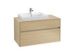 Villeroy & Boch Collaro Waschtischunterschrank C01700VJ 100x54,8x50cm, Waschtisch links, Nordic Oak