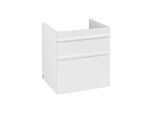 Villeroy und Boch Venticello Waschtisch-Unterschrank A92302DH 55,3 x 59 x 50,2 cm, Griff White, Glossy White