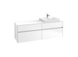 Villeroy & Boch Collaro Waschtischunterschrank C02300MS 160x54,8x50cm, Waschtisch rechts, White Matt