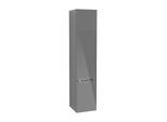 Villeroy & Boch Subway 2.0 Hochschrank A71010FP 35x165x37cm, rechts, Griff chrom, glossy grey