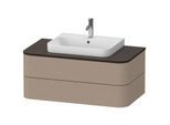 Duravit Happy D.2 Waschtisch-Unterschrank HP497107575 40,8 x 100 x 55 cm, 2 Schubkästen, für Aufsatzbecken, leinen