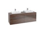 Villeroy & Boch Collaro Waschtischunterschrank C02100VH 160x54,8x50cm, für 2 Waschtische, Arizona Oak