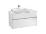 Villeroy & Boch Collaro Waschtischunterschrank C01700MS 100x54,8x50cm, Waschtisch links, White Matt