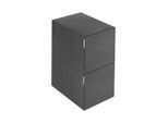 Keuco Edition 11 Art Sideboard 32542920401 40x70x49cm, 2 Frontauszüge, Innenbeleuchtung, Keramik, basalt