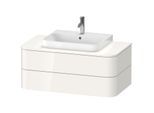 Duravit Happy D.2 Waschtisch-Unterschrank HP496102222 40,8 x 100 x 55 cm, 2 Schubkästen, für Möbelwaschtisch, weiß hochglanz