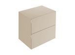 Keuco Edition 11 Art Sideboard 32542850800 80x70x49cm, 2 Frontauszüge, Glas satiniert, sand
