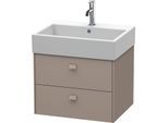 Duravit Brioso Waschtischunterbau BR415304343 584x459mm, Basalt Matt, 2 Auszüge