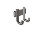 Hewi Serie 480 Doppelhaken 480.90.00170EC PVD beschichtet, schwarzchrom glänzend