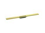 hansgrohe RainDrain Flex Duschrinne 56053990 100cm, Fertigset, kürzbar, zur Wandmontage, polished gold optic