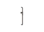 Hewi Serie 480 Brausehalterstange 480.33M00060ER pulverbeschichtet dunkelgrau perlglimmer tiefmatt, 60 cm, mit Magnetbrausehalter
