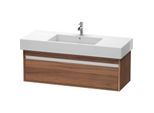 Duravit Ketho Waschtisch-Unterschrank KT669207979 120 x 45,5 cm, nussbaum natur, 1 Auszug, wandhängend