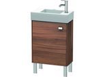 Duravit Brioso Waschtischunterbau BR4431L1079 434x239mm, Nussbaum Natur/Chrom, Tür links