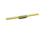 hansgrohe RainDrain Flex Duschrinne 56051990 80cm, Fertigset, kürzbar, zur Wandmontage, polished gold optic