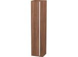 Duravit Ketho Hochschrank KT1255L7979 Wandmontage, 40 x 36 cm, 1 Tür, nussbaum natur