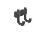 Hewi Serie 480 Doppelhaken 480.90.00160DC pulverbeschichtet, schwarz matt