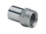 Viega Sanpress Inox Einsteckstück 436827 22mmxRp 1/2, Stahl nichtrostend, Mehrkant