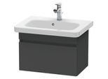 Duravit DuraStyle Waschtisch-Unterschrank DS637904949 58 x 36,8 cm, graphit matt, 1 Auszug