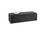 Villeroy & Boch Legato Waschtischunterschrank B61300PD 140x38x50cm, Black Matt Lacquer