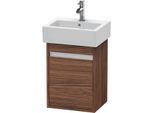 Duravit Ketho Waschtisch-Unterschrank KT6630R2121 40x32x55cm, wandhängend, Tür rechts, nussbaum dunkel