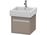 Duravit Ketho Waschtisch-Unterschrank KT668504343 45 x 44 cm, basalt matt, 1 Auszug, wandhängend