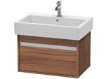 Duravit Ketho Waschtisch-Unterschrank KT668407979 65 x 44 cm, nussbaum natur, 1 Auszug, wandhängend