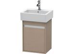 Duravit Ketho Waschtisch-Unterschrank KT6630R7575 40x32x55cm, wandhängend, Tür rechts, leinen