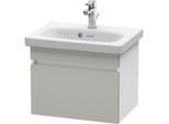 Duravit DuraStyle Waschtisch-Unterschrank DS630300718 50 x 36,8 cm, betongrau/weiß matt, 1 Auszug