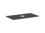 hansgrohe Xelu Q Konsole 54114910 980 x 550 mm, Ausschnitt mittig, Aufsatzwaschtisch ohne Hahnloch, diamantgrau matt