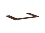 hansgrohe Xelu Q Konsole 54109630 780 x 550 mm, Ausschnitt 600 x 480 mm, Nussbaum dunkel