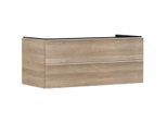 hansgrohe Xelu Q Waschtischunterschrank 54084700 1180x485x550mm, 2 Schubkästen, Eiche Natur, mattweiß