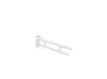 Hewi System 900 Mobiler Stützklappgriff 900.50.40460DX Ausladung 850 mm, Edelstahl pulverbeschichtet weiß tiefmatt