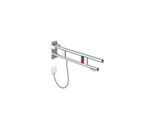 Hewi System 900 Stützklappgriff 900.50.13740 Ausladung 900 mm, Edelstahl verchromt, links