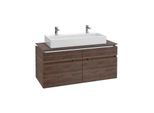 Villeroy & Boch Legato Waschtischunterschrank B610L0VH 120x55x50cm, mit LED-Beleuchtung, Arizona Oak