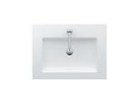 LAUFEN Living Square Waschtisch 8164330001091 90 x 48 cm, mit Überlauf, ohne Hahnloch