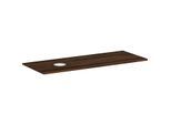 hansgrohe Xelu Q Konsole 54116630 1360 x 550 mm, Ausschnitt links, Aufsatzwaschtisch ohne Hahnloch, Nussbaum dunkel