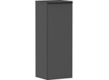 hansgrohe Xelu Q Halbhochschrank 54128670 370x400x1065mm, Türanschlag links, diamantgrau matt, mattschwarz